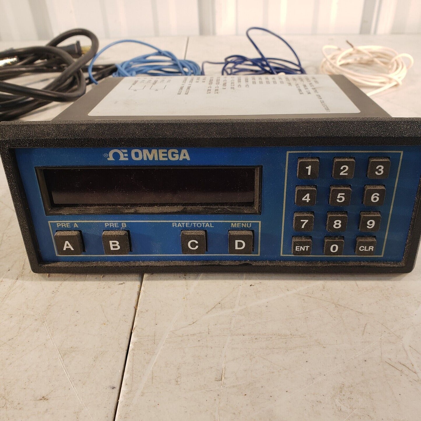 Omega DP-F31-LIN Two Stage Batch Controller/Ratemeter, 2 Relay Outputs