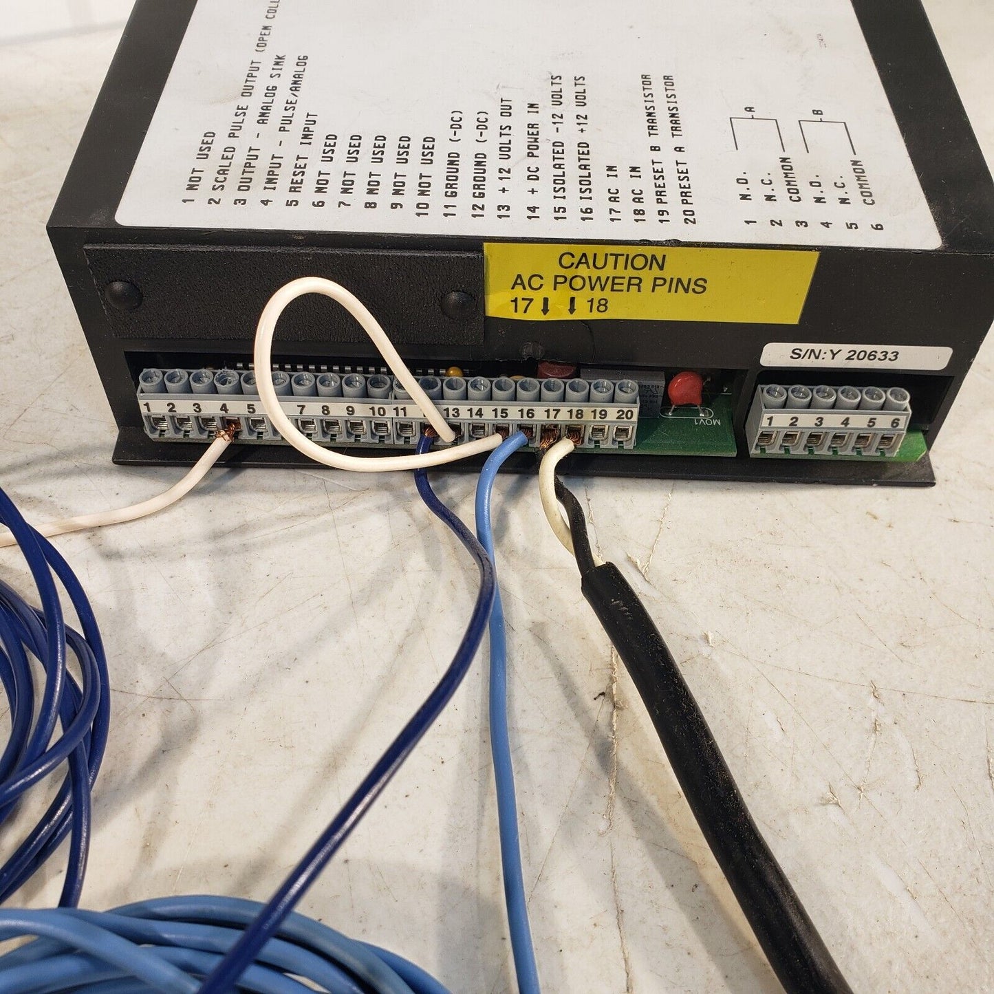 Omega DP-F31-LIN Two Stage Batch Controller/Ratemeter, 2 Relay Outputs