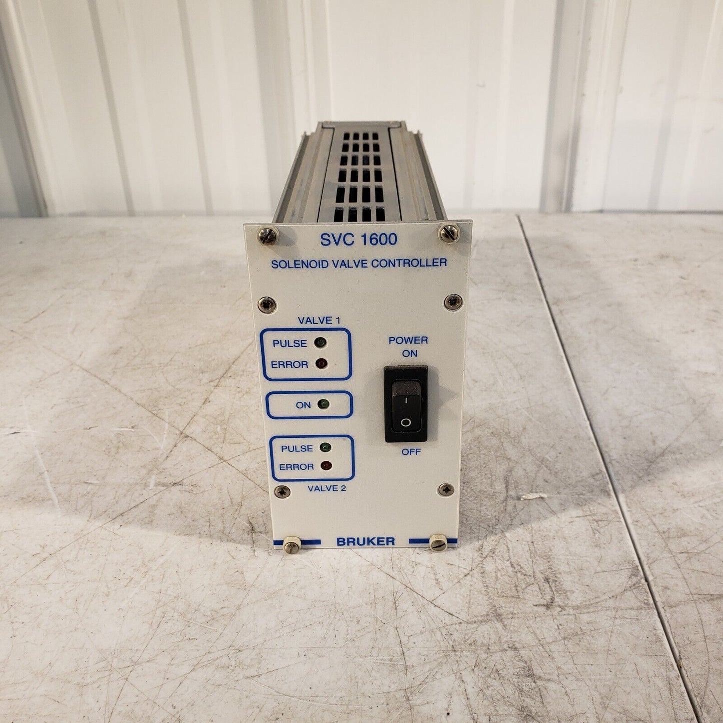 Bruker SVC 1600 Solenoid Valve Controller High Vacuum Spectrospin Module