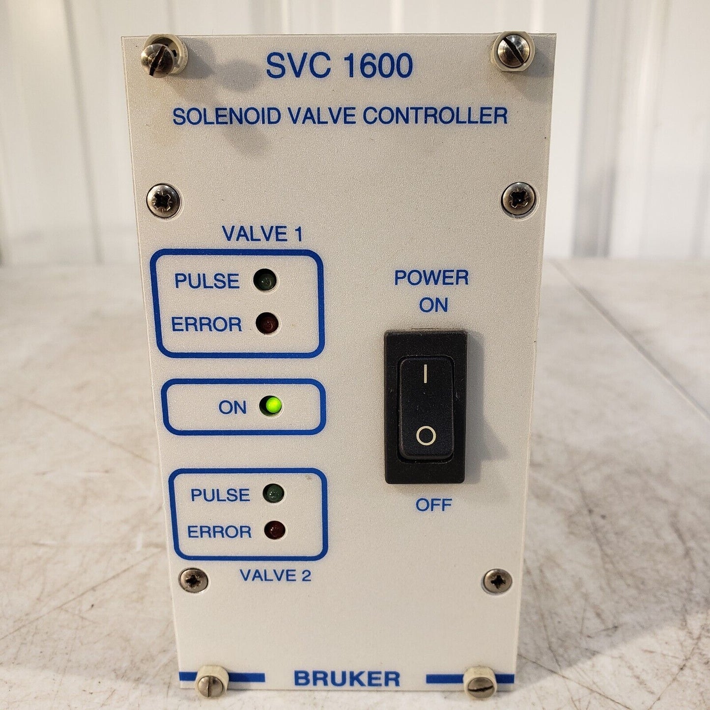 Bruker SVC 1600 Solenoid Valve Controller High Vacuum Spectrospin Module