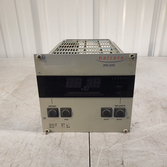 *For Parts, No Modules* Balzers TPG 300 Vacuum Gauge Controller, High Vacuum