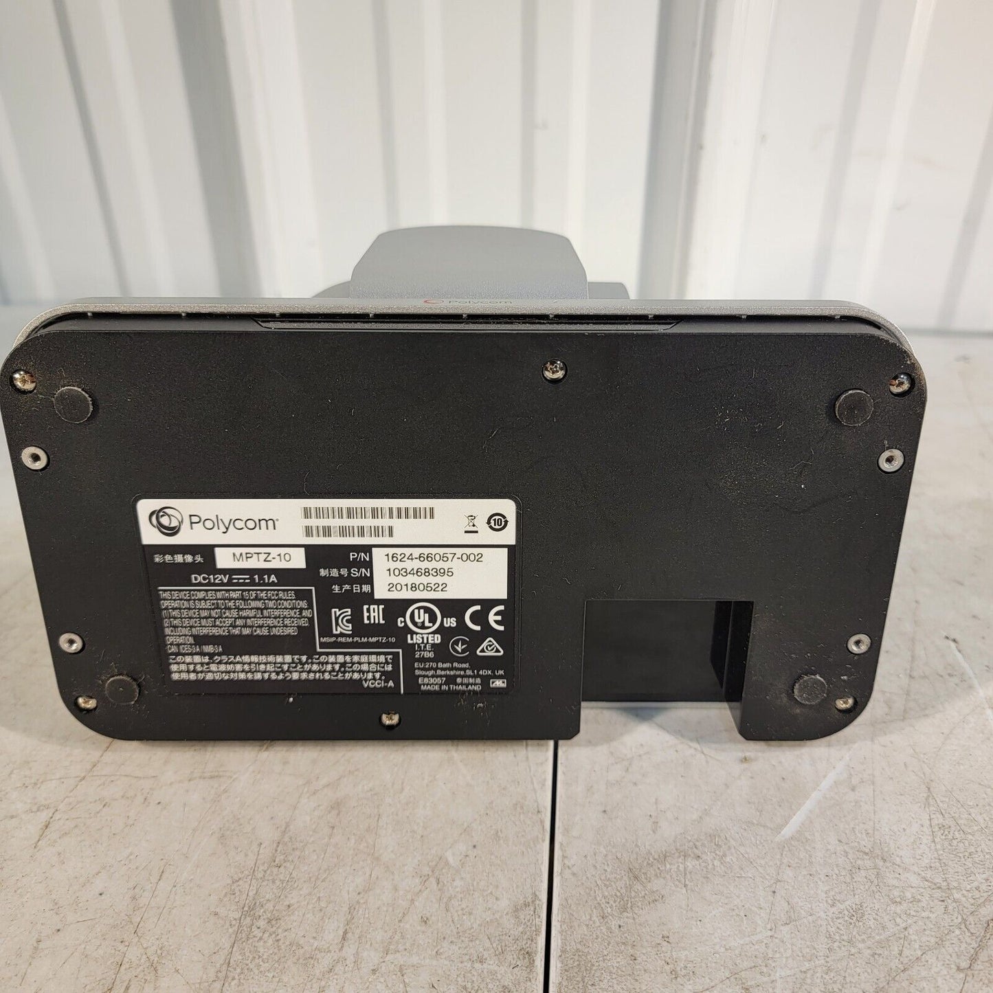*PARTS* Polycom EagleEye IV Conferencing Camera MPTZ-10 1624-66057-002 ...