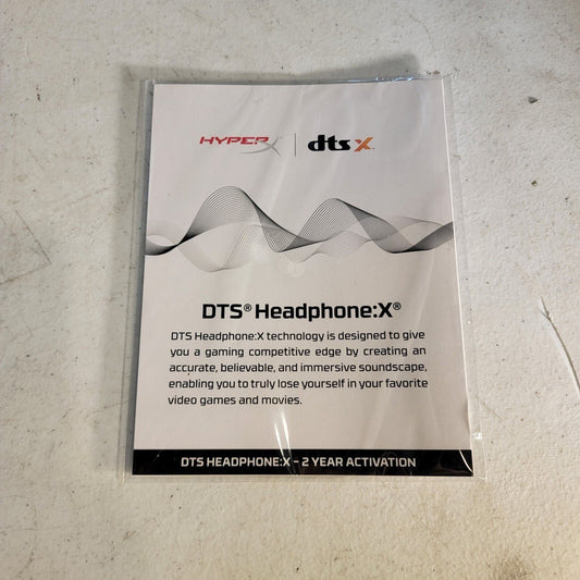 HyperX dtsX HeadphoneX Software 2-Year Activation Code Headphone:X