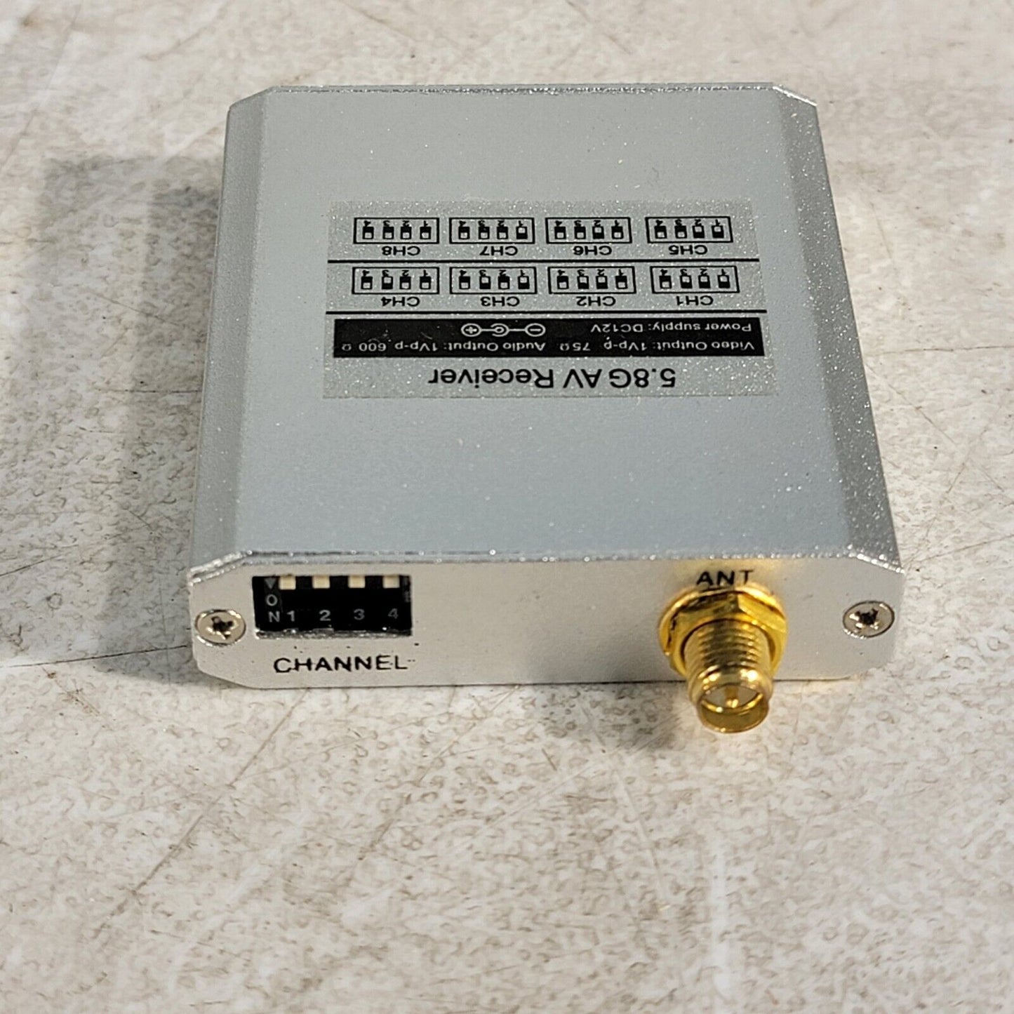 5.8G AV Receiver Drone Imaging 5.8 GHz 12VDC Power