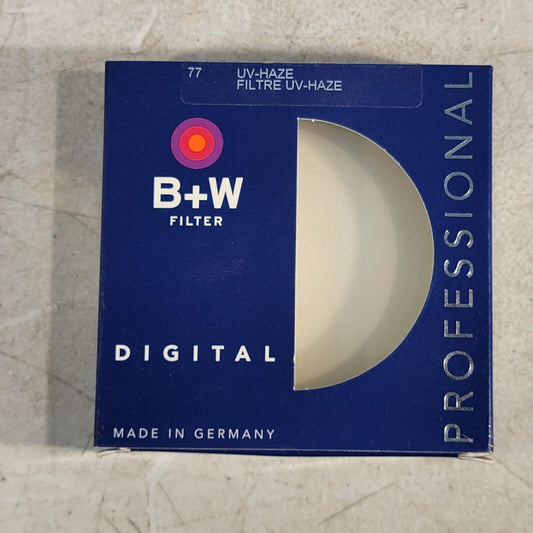 B+W 77 010 UV-Haze 1x E Filter F-Pro 77mm Filtre