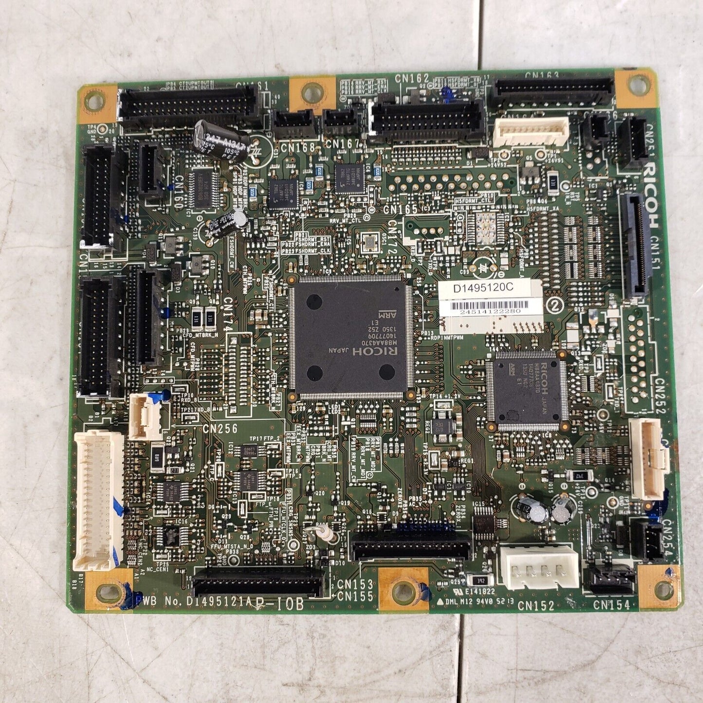 Ricoh D1495120C PCB IOB Transport For MP C3503SP