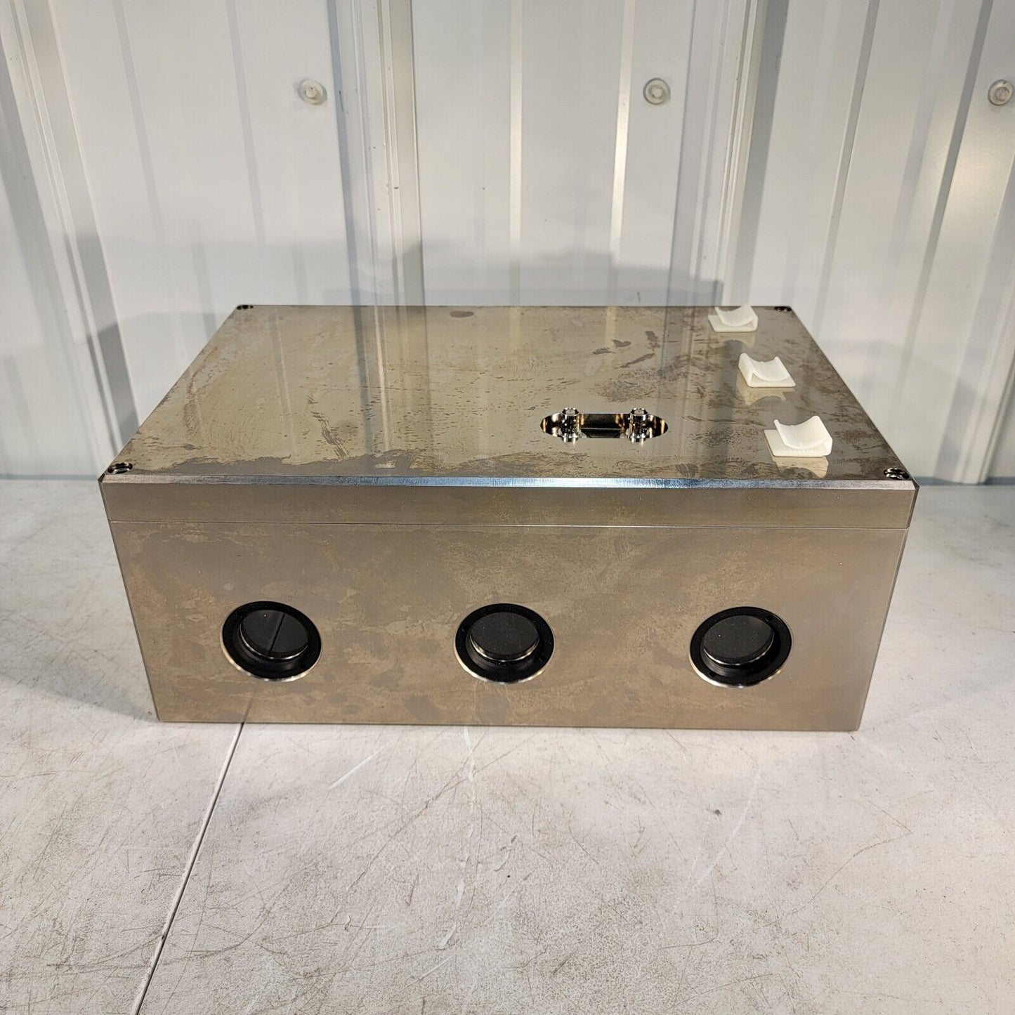 Rectangular Stainless High Vacuum Chamber 4.5" CF DN63CF Flanges 3x Viewports