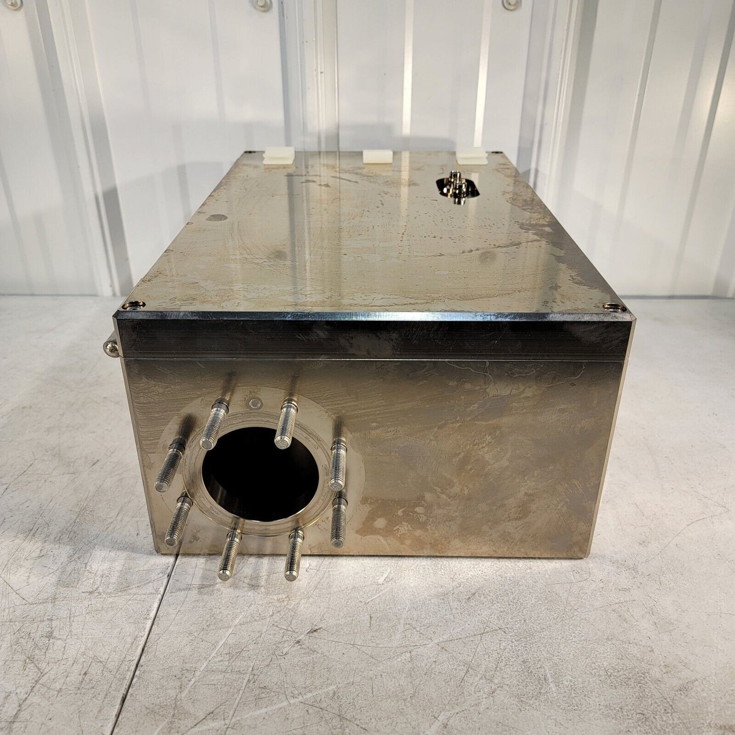 Rectangular Stainless High Vacuum Chamber 4.5" CF DN63CF Flanges 3x Viewports