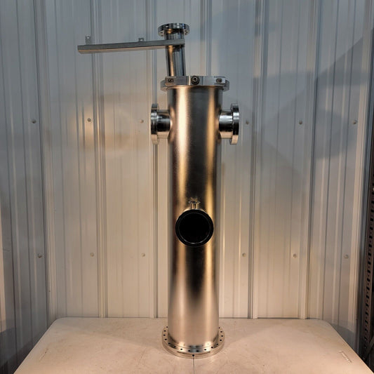 Long UHV High Vacuum Chamber Bruker 7x Flanges 4.5" 6" 10" Conflat ISO-K 100