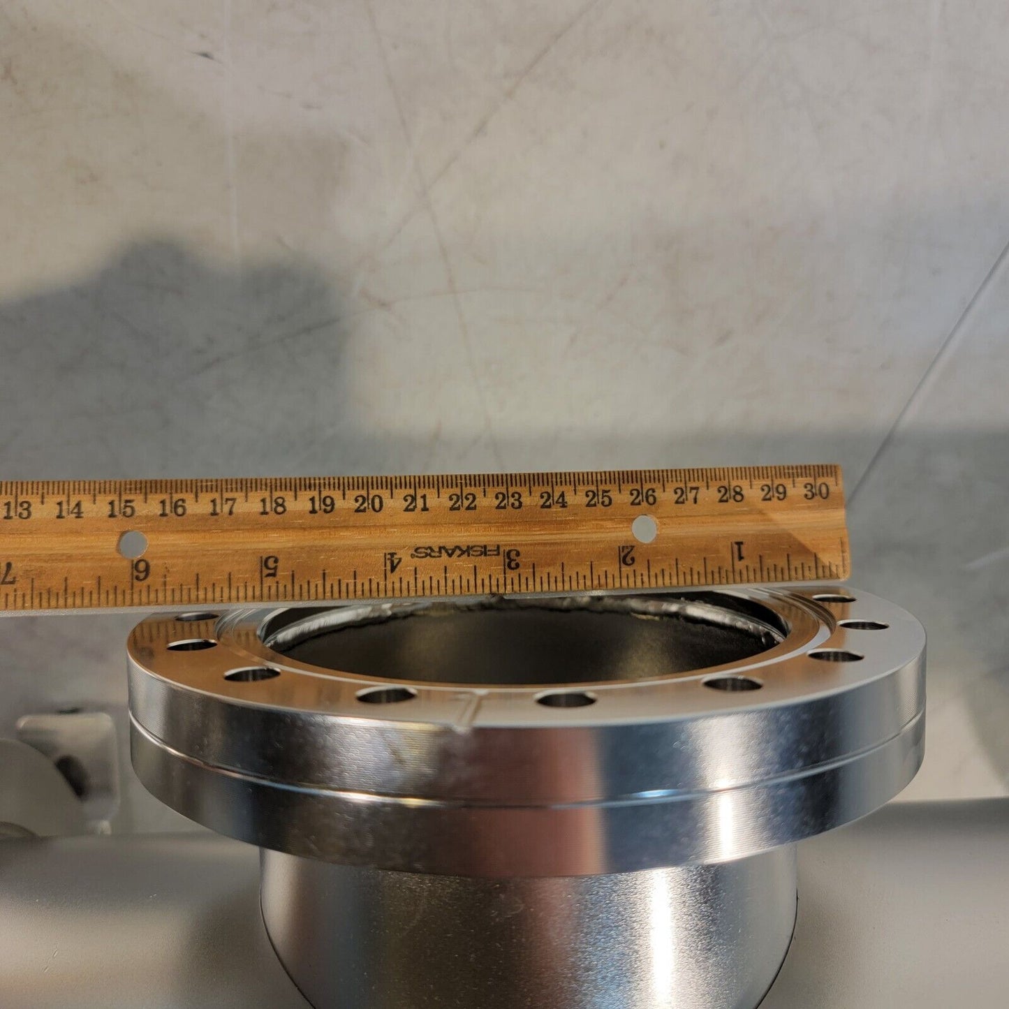 Long UHV High Vacuum Chamber Bruker 7x Flanges 4.5" 6" 10" Conflat ISO-K 100