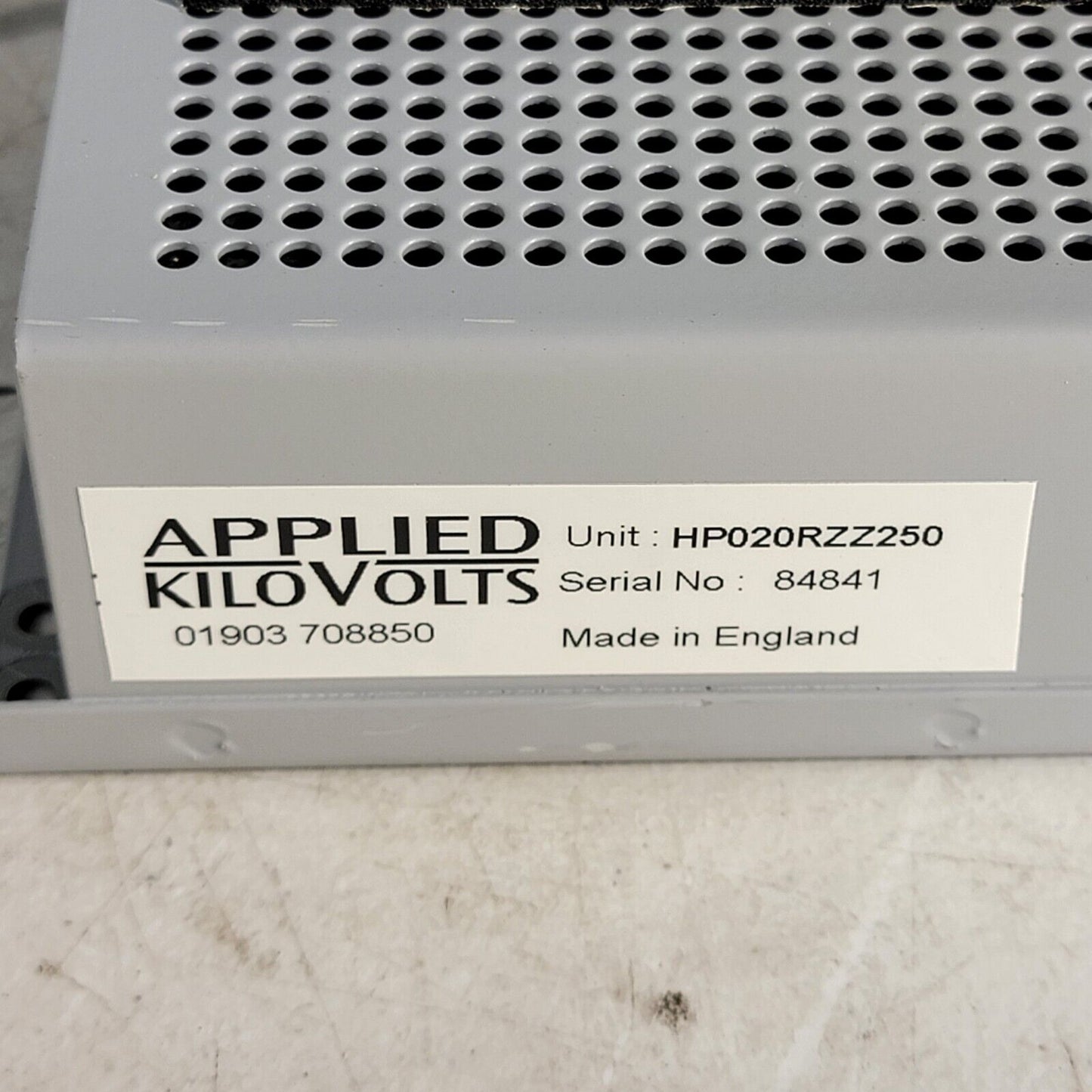 Applied KiloVolts HP020RZZ250 +/- 20kV Power Supply Source High Voltage