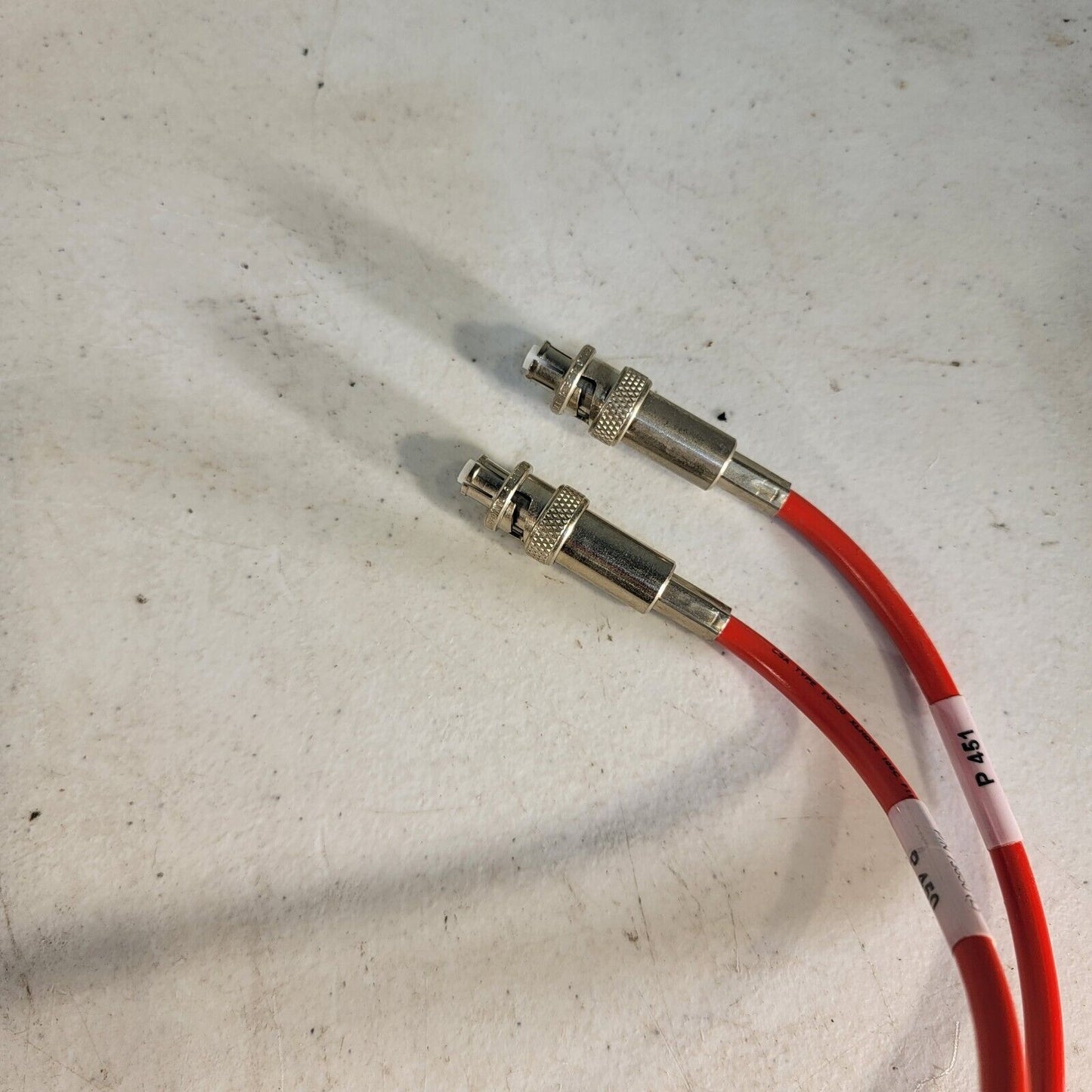 Radiall R317074 SHV Connector 6kV High Voltage Patch Cable 80" Long Sumitomo