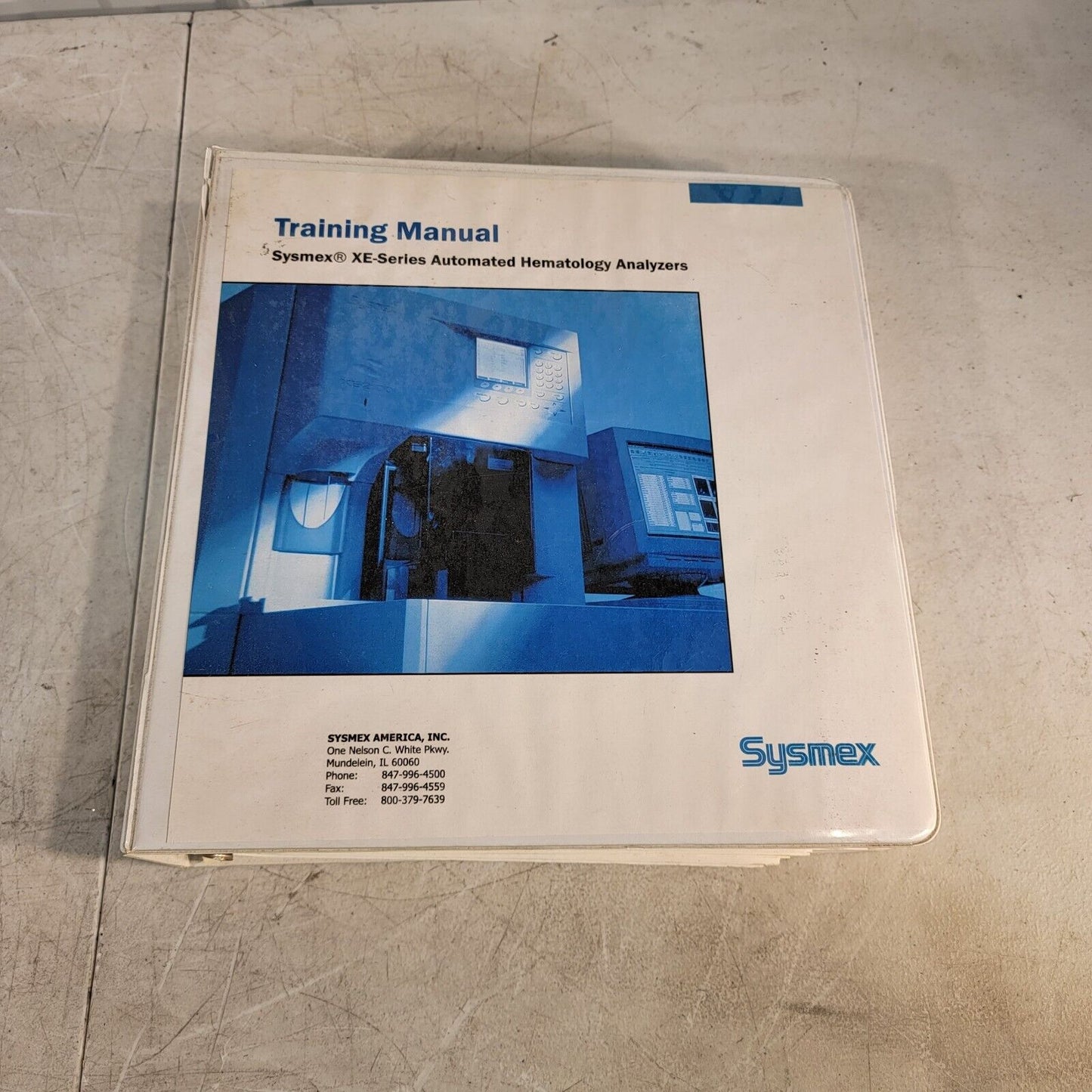 Sysmex Hematology Analyzer XE-series Training Manual MKT-50-1012