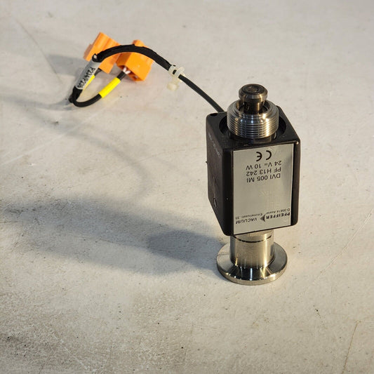 Pfeiffer DVI 005 MI High Vacuum Electric Switch Valve Solenoid KF25 NW25