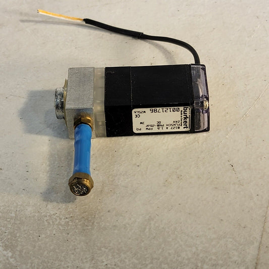 BURKERT 0127 SOLENOID VALVE 00121786 24VDC FLNSCH PN0-2bar A 1,6 FPM W25PN