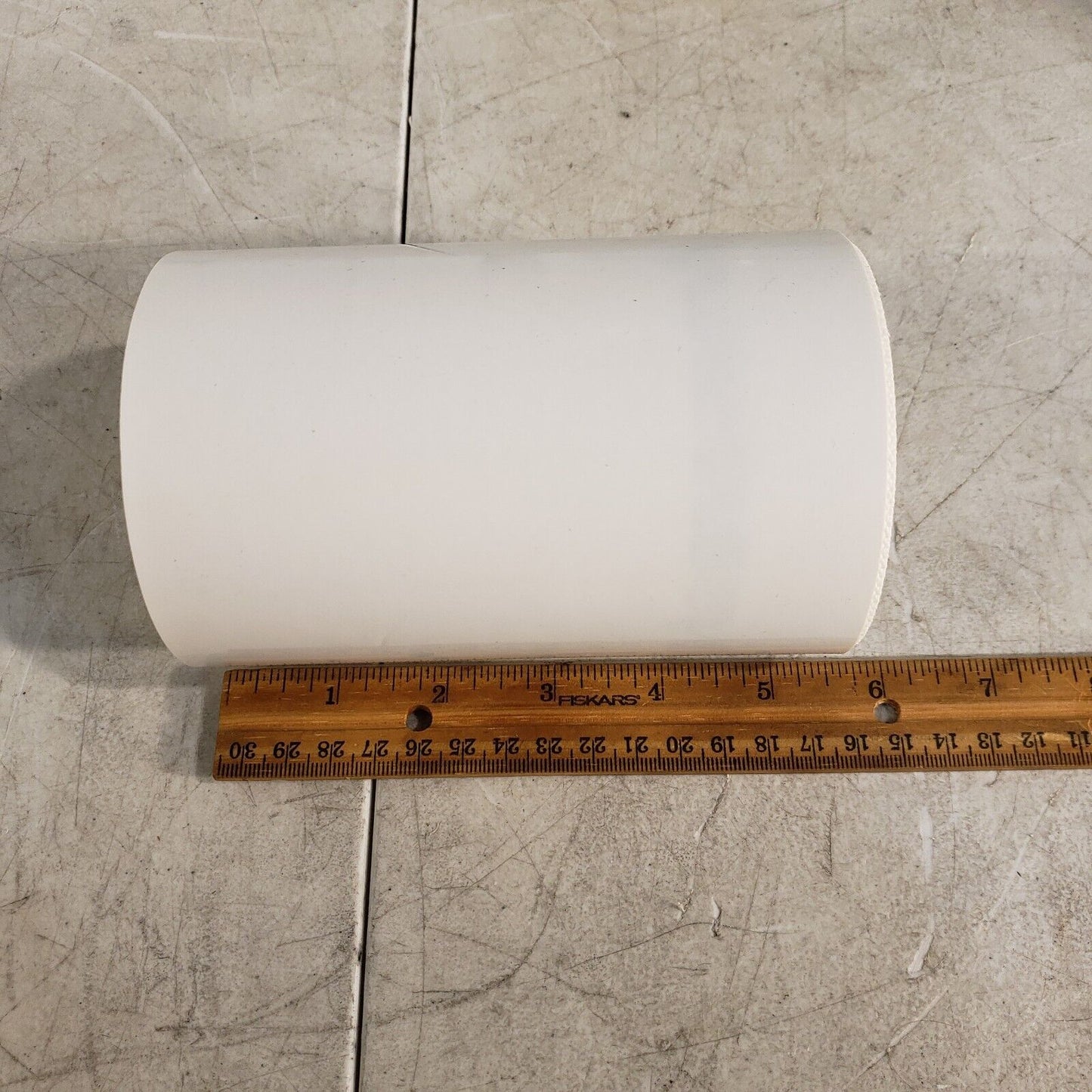 Ammeraal Beltech Conveyor Belt White 5-1/2" Width, 4' Length Rubber