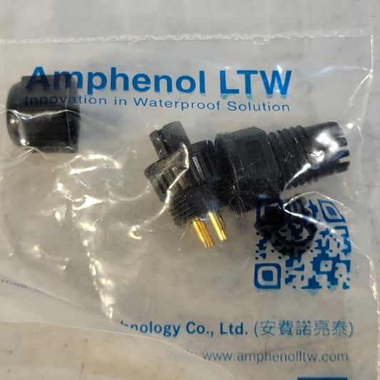 Amphenol 	AU-04BFFA-LL7001 CONN PLUG FMALE 4P GOLD SLDR CUP Waterproof