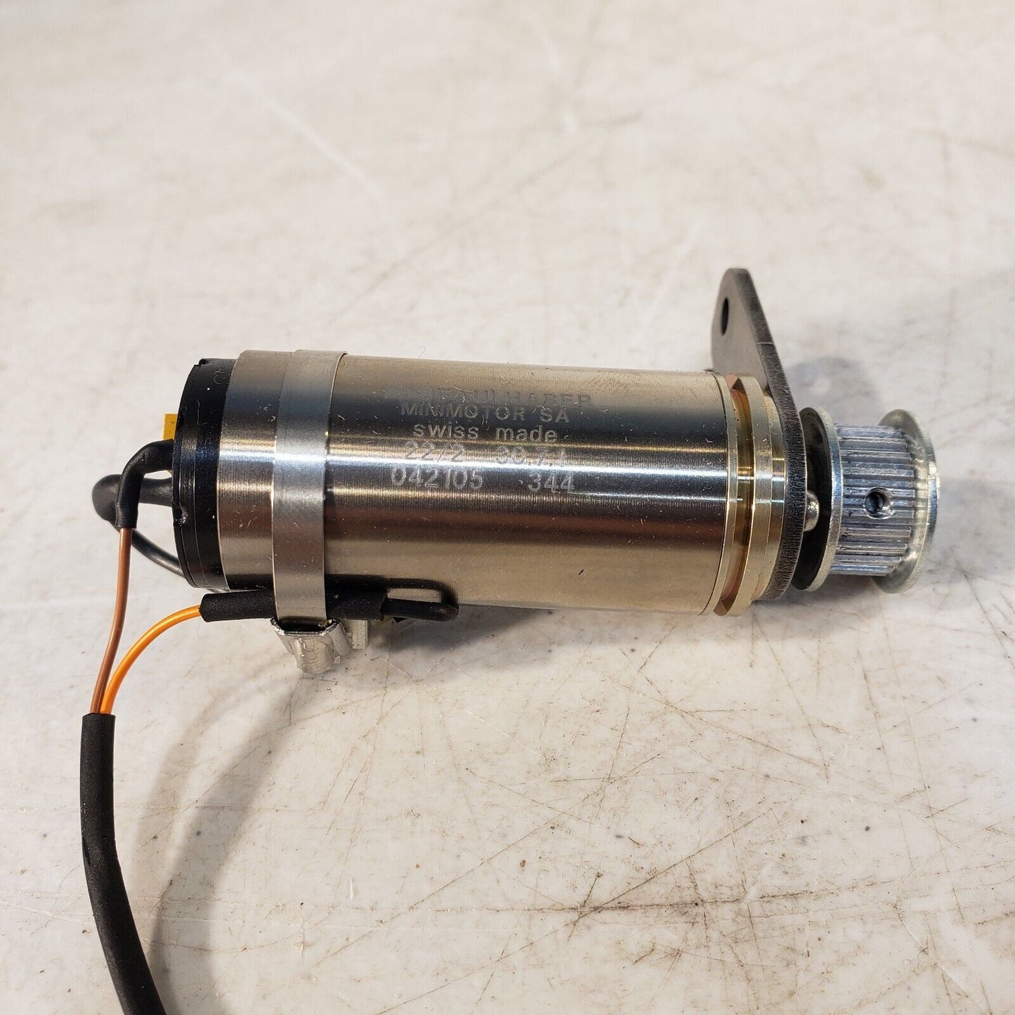 Faulhaber 042105 344 Minimotor Swiss Made w/ Belt Drive Gear