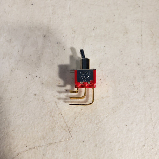 C&K 7201MD9AV2BE Toggle Switch DPDT 0.4VA 20V