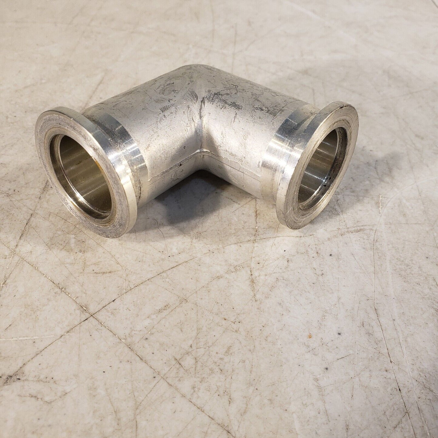 KF25 NW25 High Vacuum Stainless Steel 90⁰ Elbow Joint Cast Aluminum