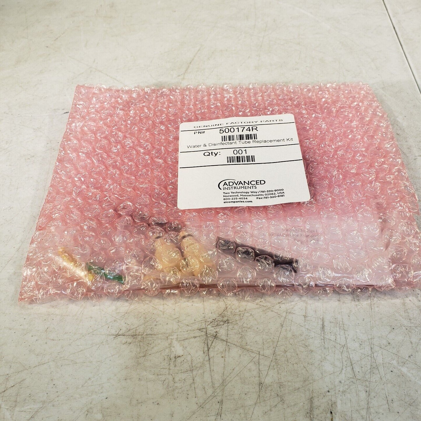 Advanced Instruments 500174R Water & Disinfectant Tube Replacement Kit