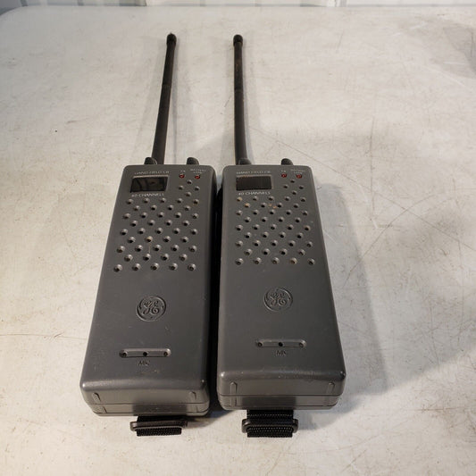 LOT OF 2: GE General Electric 3-5980A Handheld 40 Channel CB Radio