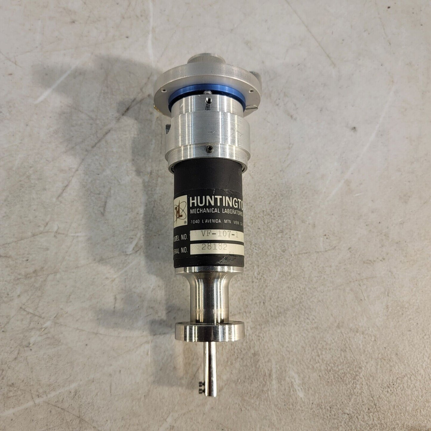 READ DESCRIPTION- Huntington High Vacuum Rotation Feedthrough 1.33" CF DN16CF