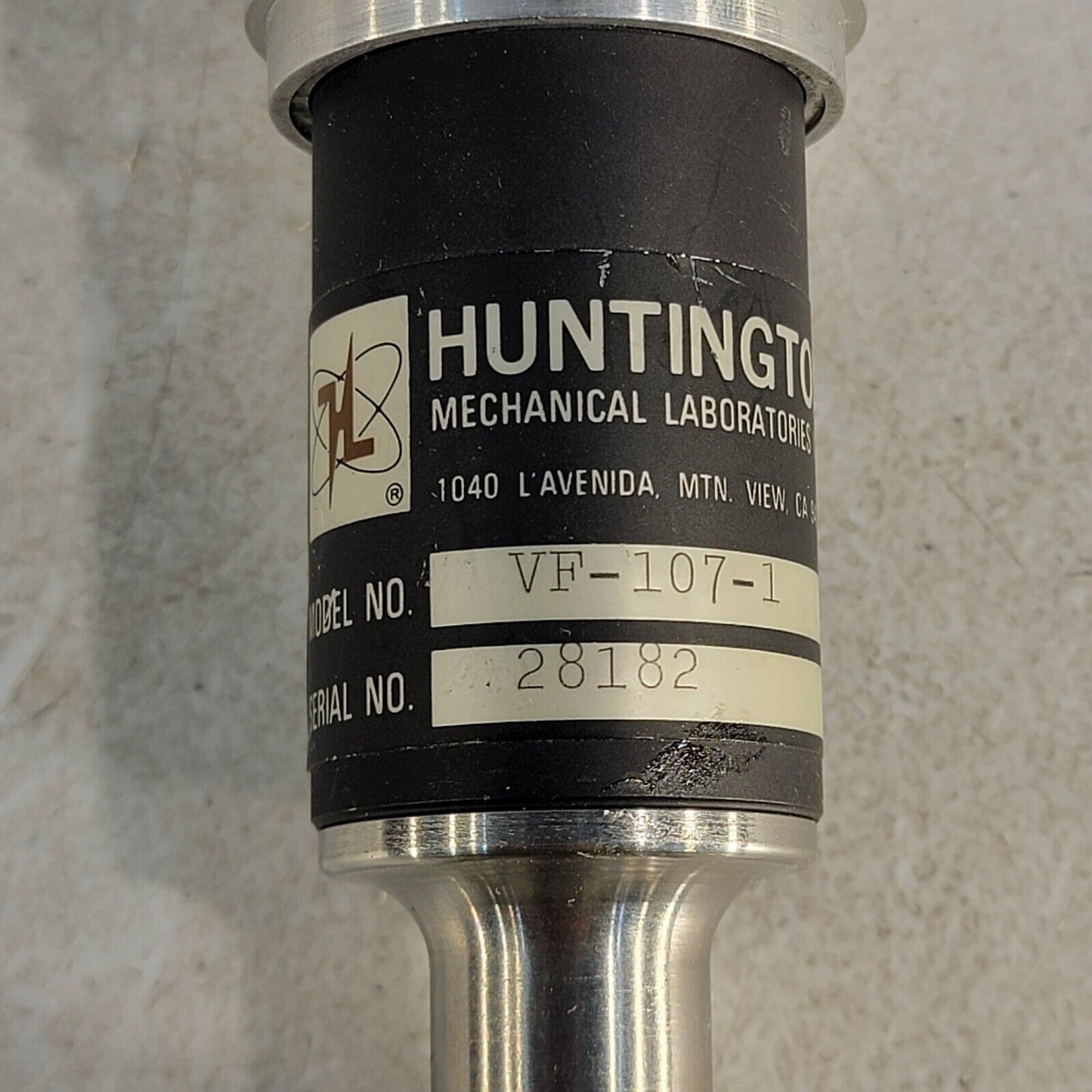READ DESCRIPTION- Huntington High Vacuum Rotation Feedthrough 1.33" CF DN16CF