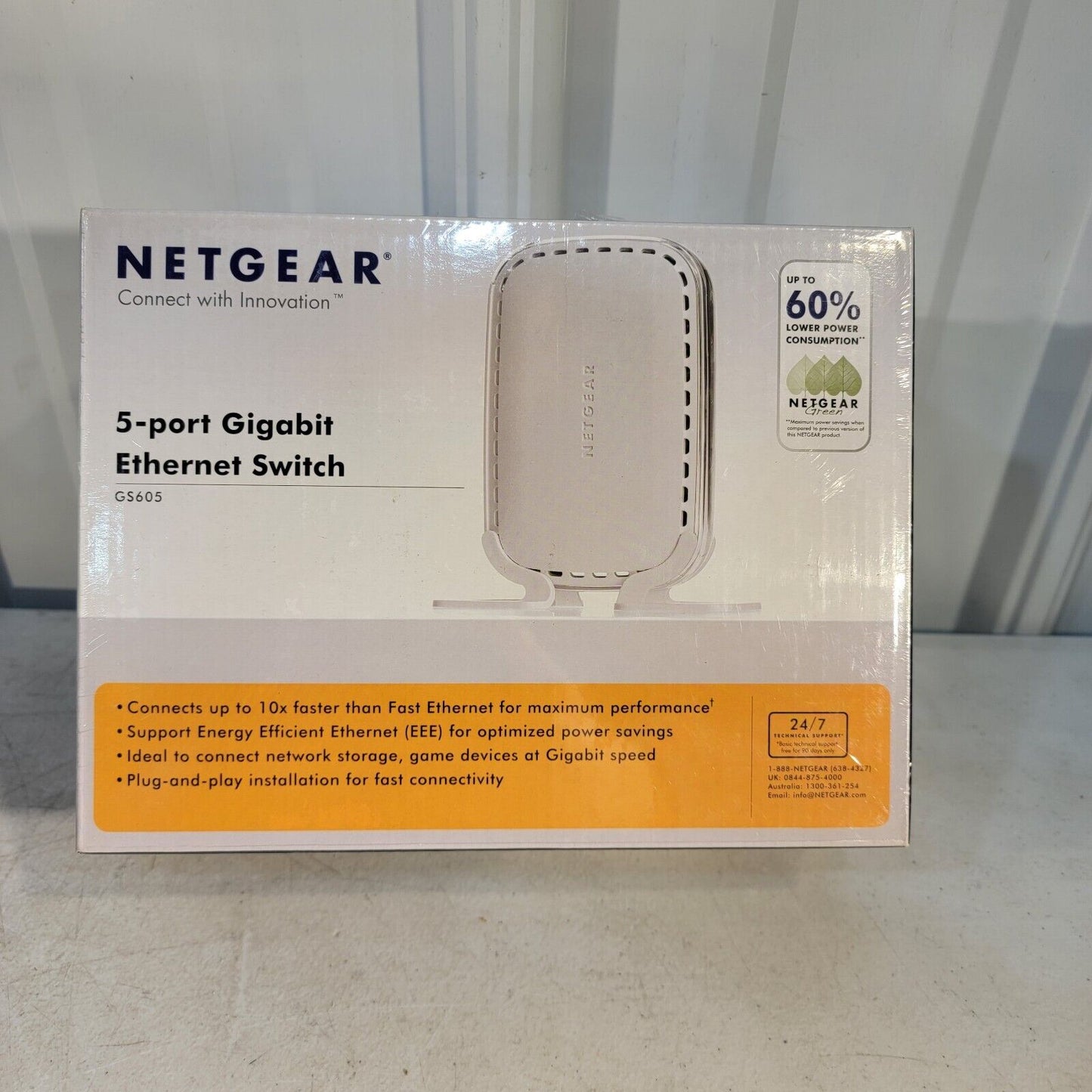 NETGEAR Business GS605 5-Port Gigabit Ethernet Unmanaged Network Switch GS605NA