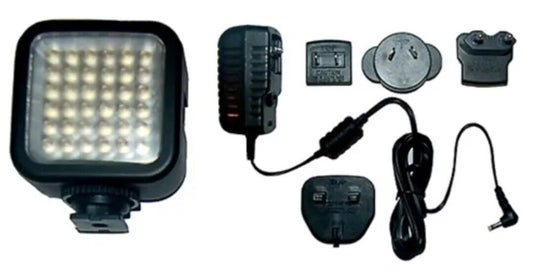 Barber Tech Lite Lights LED Video Light LL36P Rechargeable w/ International Plug
