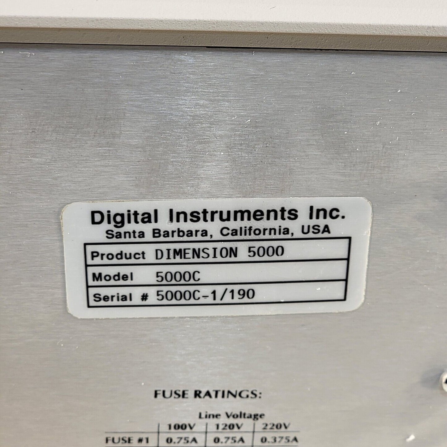 Veeco DI Digital Instruments Dimension 5000 5000c SPM AFM Controller NanoScope