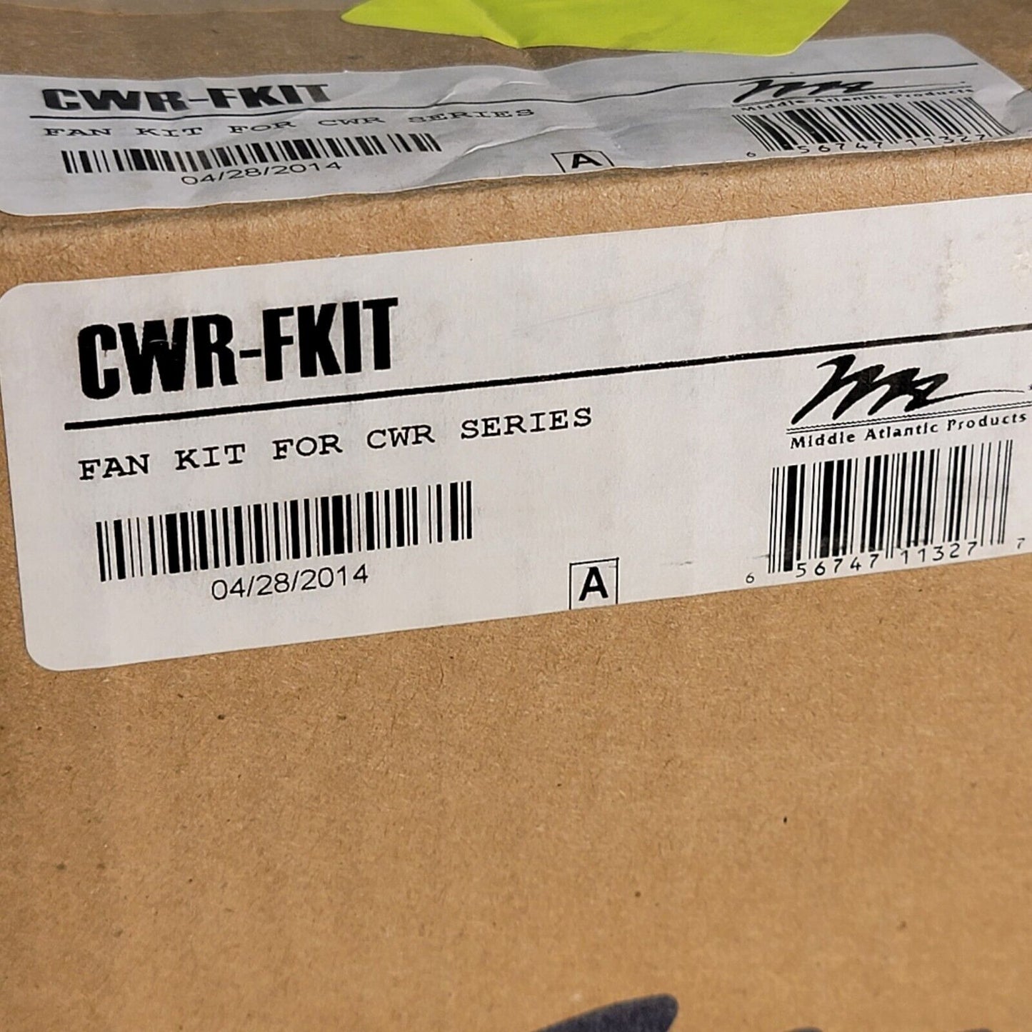Middle Atlantic Products CWR-FKIT Fan Kit For CWR Series 656747113277