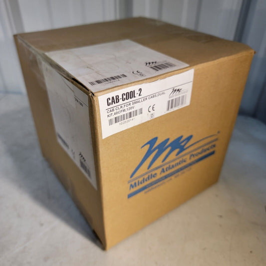 New Middle Atlantic Products CAB-COOL-2 40CFM 120V Quiet-Cool Cabinet Cooler