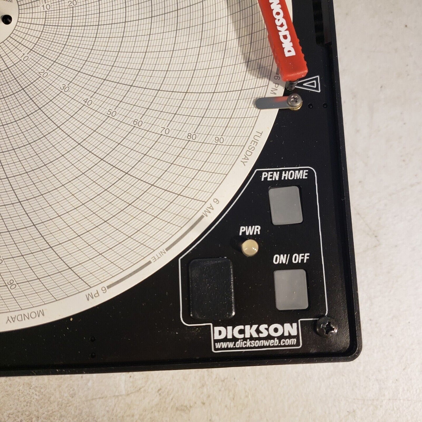 Dickson KT8 / KT801 8" Data Detail Basic Temperature Chart Recorder