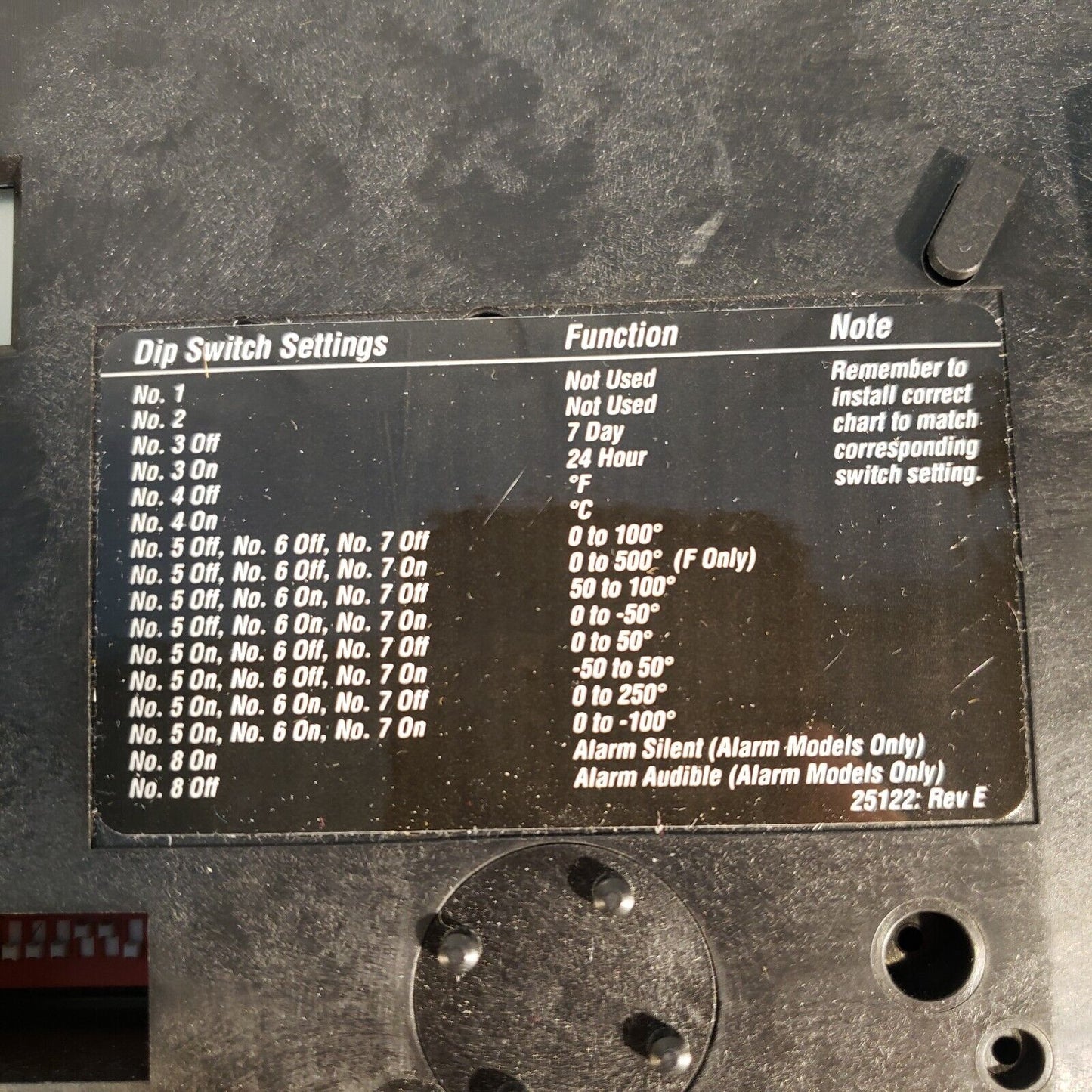 Dickson KT603 6" Temperature Chart Recorder