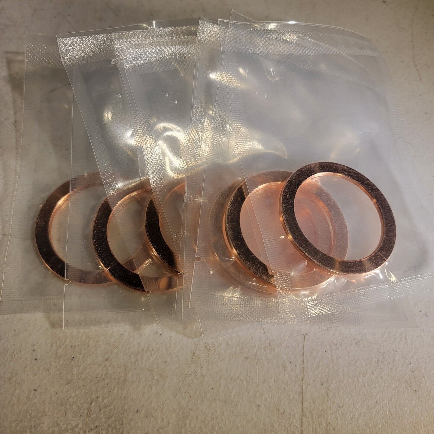 DN35CF 2.75" CF Conflat Flange Copper Gasket CF35 UHV Vacuum OFHC - Pack of 10