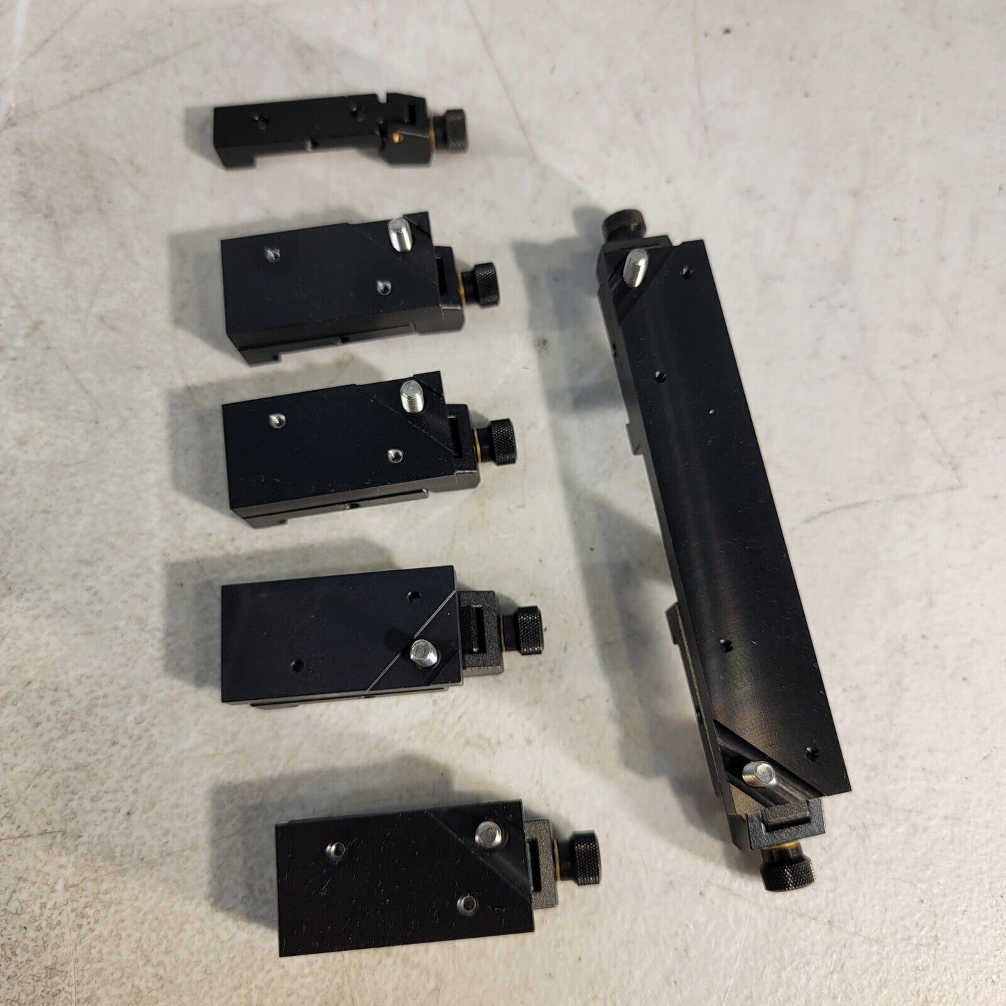 6x Dovetail Optical Rail Mount Carriers Thorlabs KMSM