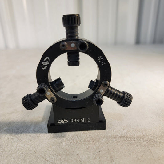 Newport BP-2 Mounting Base, RB-LM1-2 Riser Block & AC-1 Lens Mount & Insert