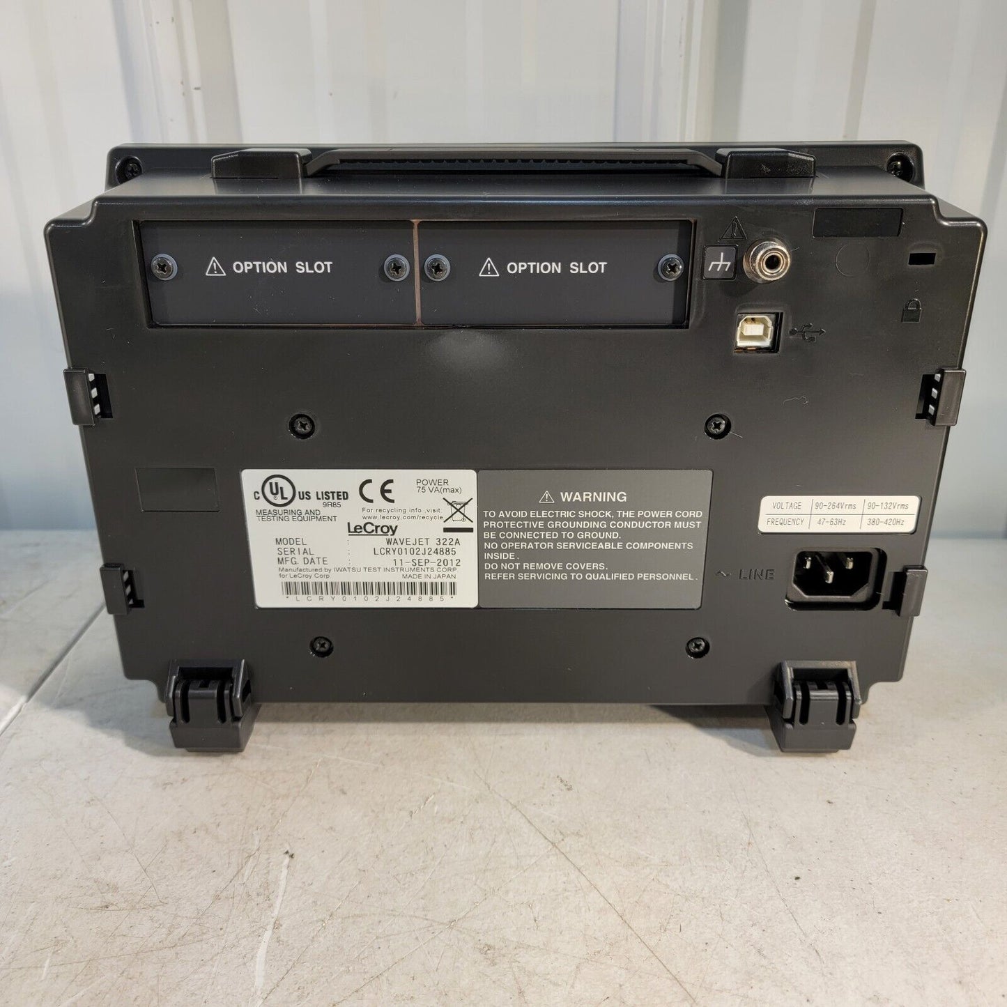 LeCroy WaveJet 322A 200 MHz Digital Oscilloscope 2 GS/s w 2x Probes, Software