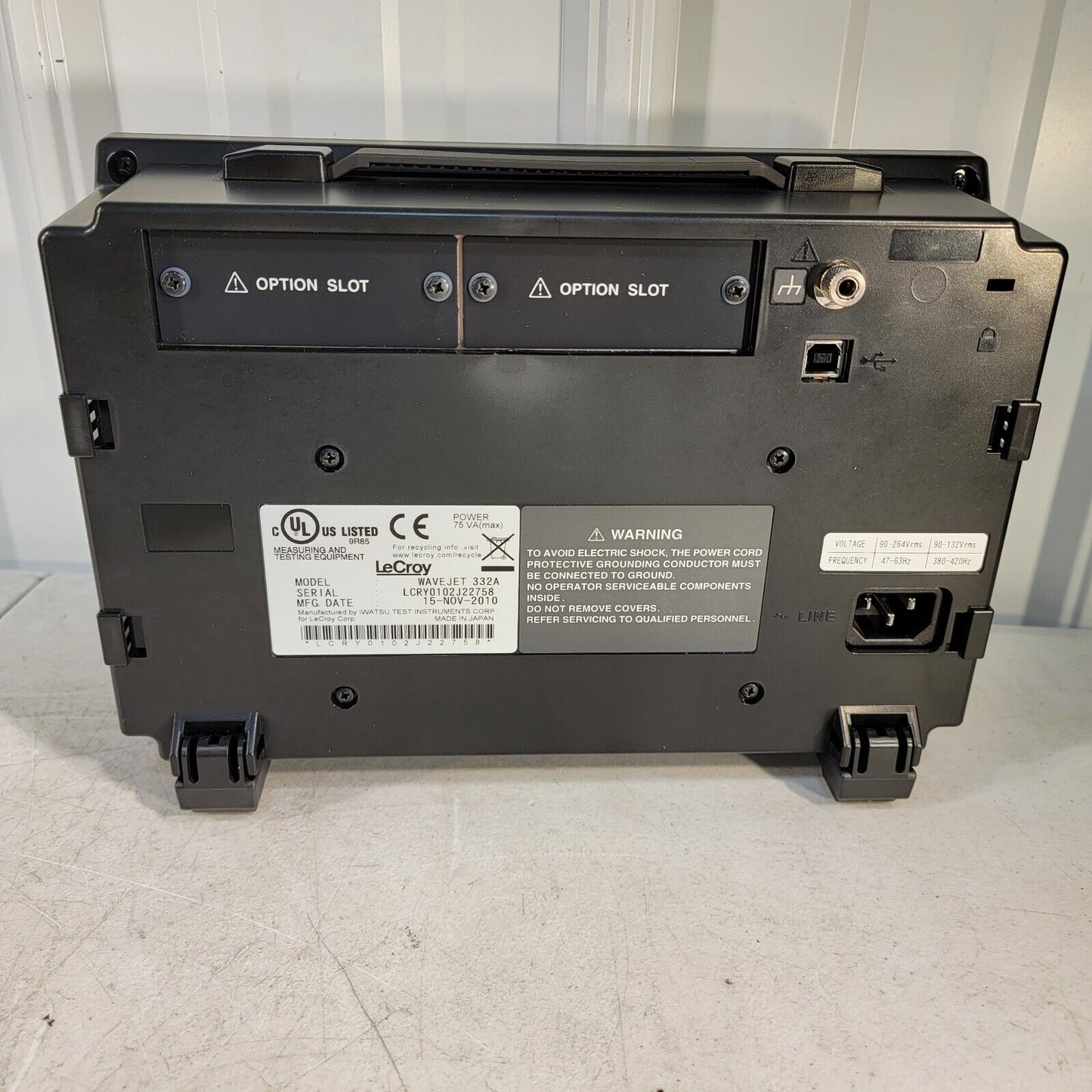 LeCroy WaveJet 332A 350 MHz Digital Oscilloscope 2 GS/s w Software, Manual