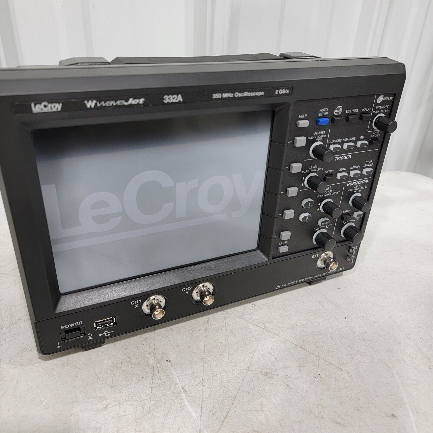 LeCroy WaveJet 332A 350 MHz Digital Oscilloscope 2 GS/s w Software, Manual