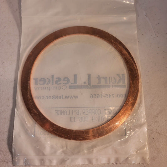 Kurt Lesker Copper Gasket DN100CF 6" CF Flange 4.743" OD 4.006" ID GA-0060
