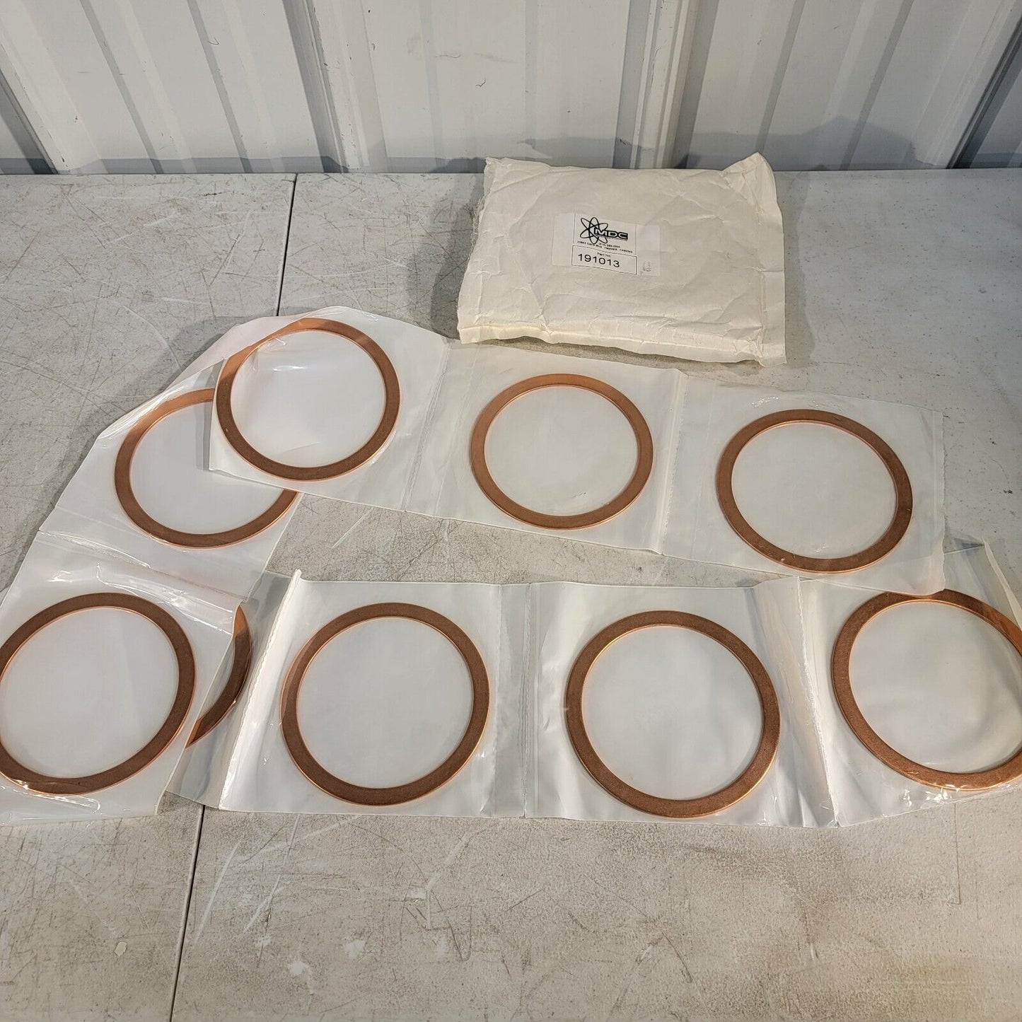 MDC 191013 6" Copper Gasket DN100CF CF Flange 10-Pack Conflat OFHC