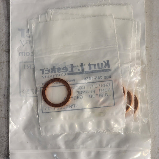 Kurt Lesker Copper Gasket DN16CF 1.33" CF Flange GA-0133 10-Pack