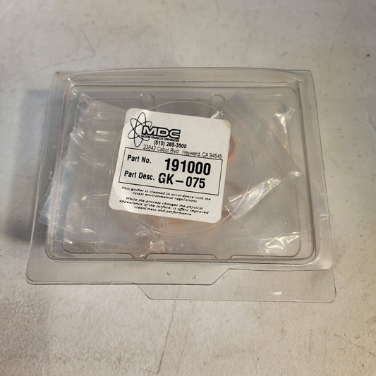 MDC 191000 1.33" Gasket Copper 0.64" ID DN16CF 10-Pack OFHC