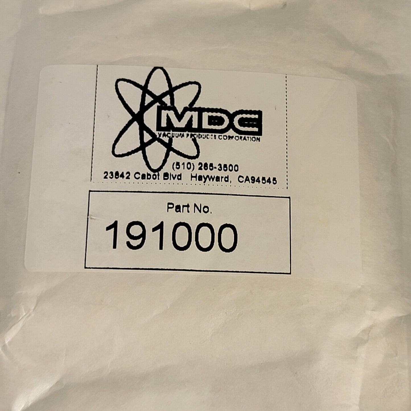 MDC 191000 1.33" Gasket Mini CF Copper 0.64" ID DN16CF 10-Pack OFHC
