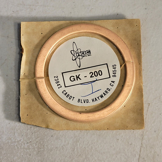 MDC 191004 Copper Gasket 2.75" DN35CF-DN40CF OFHC Copper