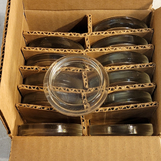 Mercer 2180 Glass Works Plain Edge Syracuse Watch Glass - Lot of 12