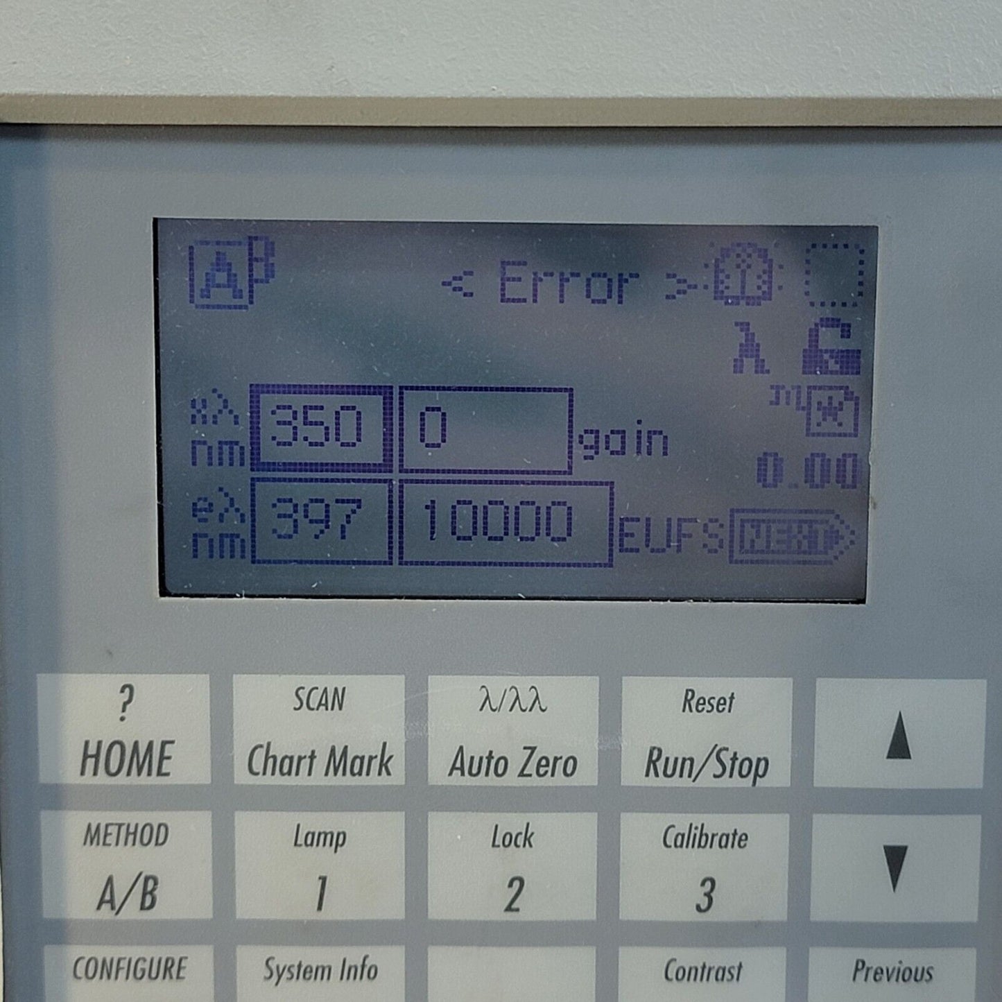 Waters 2475 Multi Wavelength Fluorescence Detector w/ Analytical Flow Cell ERROR