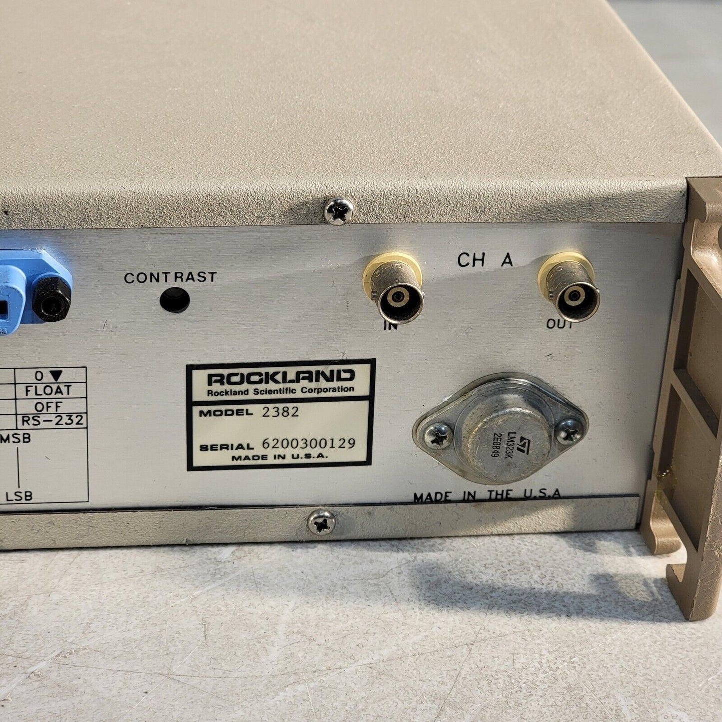 Rockland 2382 Butterworth 8th Order HP High Pass LP Low Pass RF Filter 2 Channel